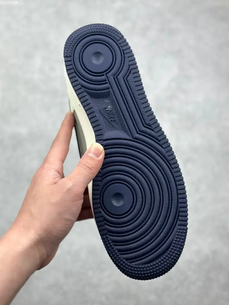 Nike Air Force 1 Low '07 x Louis Vuitton White Navy Red Custom – Best Sneakers Durable 1001 