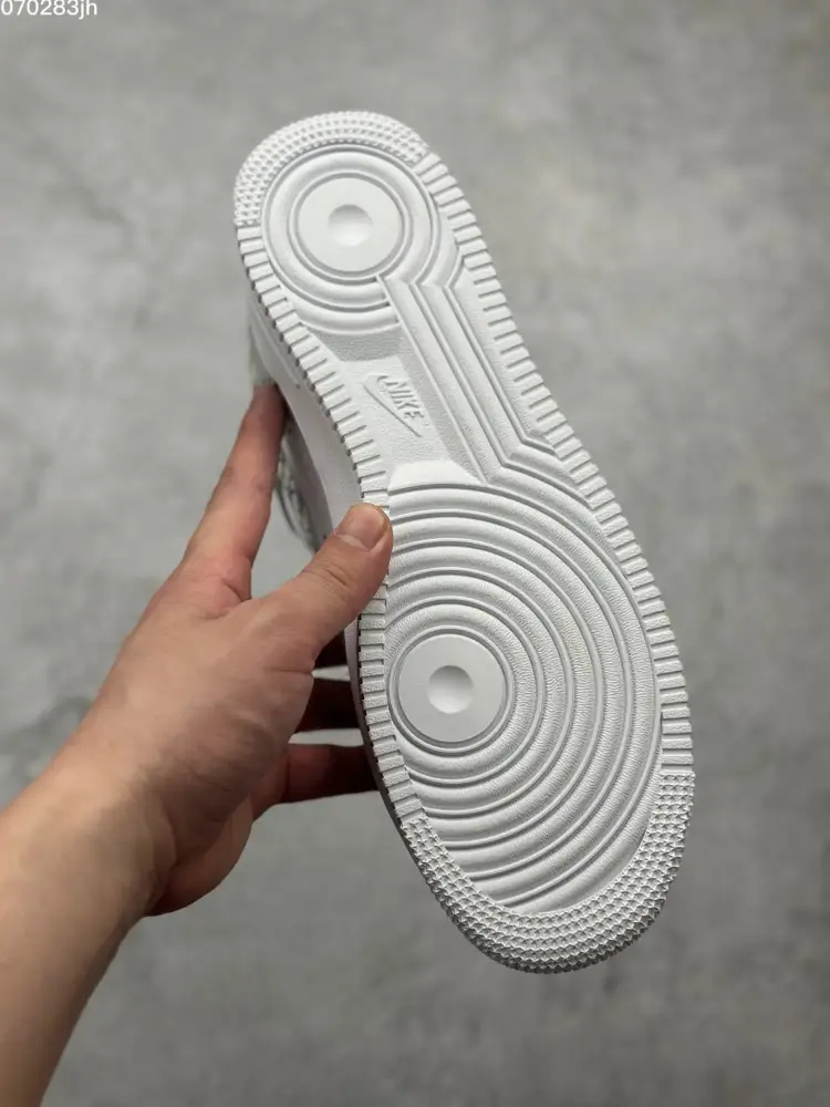 Nike Air Force 1 Low 'Dior' White Blue Sneakers – Best Sneakers with Official Authentic Design, Original Box and Accessories, Sizes 36- Sleek 1060 