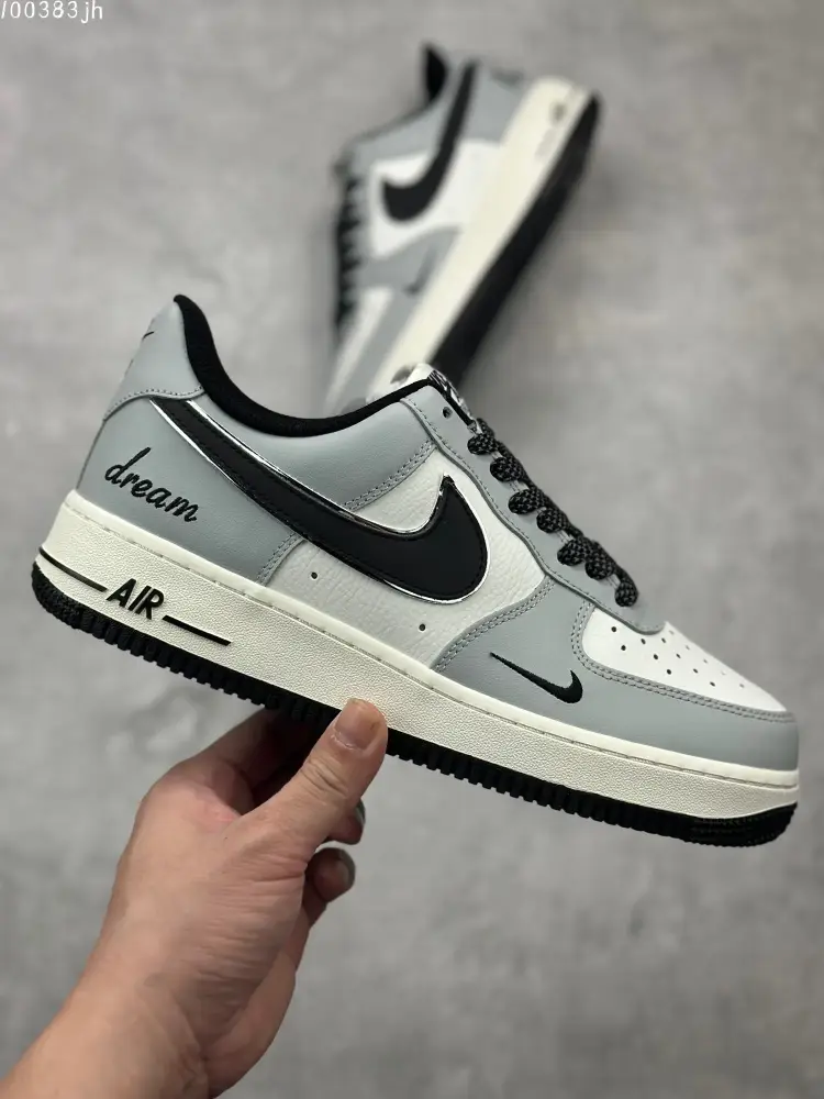Nike Air Force 1 Low 'Dream' – Grey Black White Top Fake Nike Sneakers ModernLook 1030 