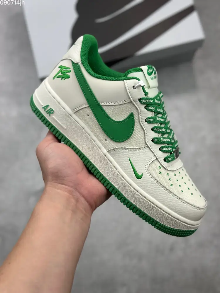 OnTrend Nike Air Force 1 Low 'Green White' – PF9055-752 – Authentic Version with Top and Best Sneakers Style 1035 