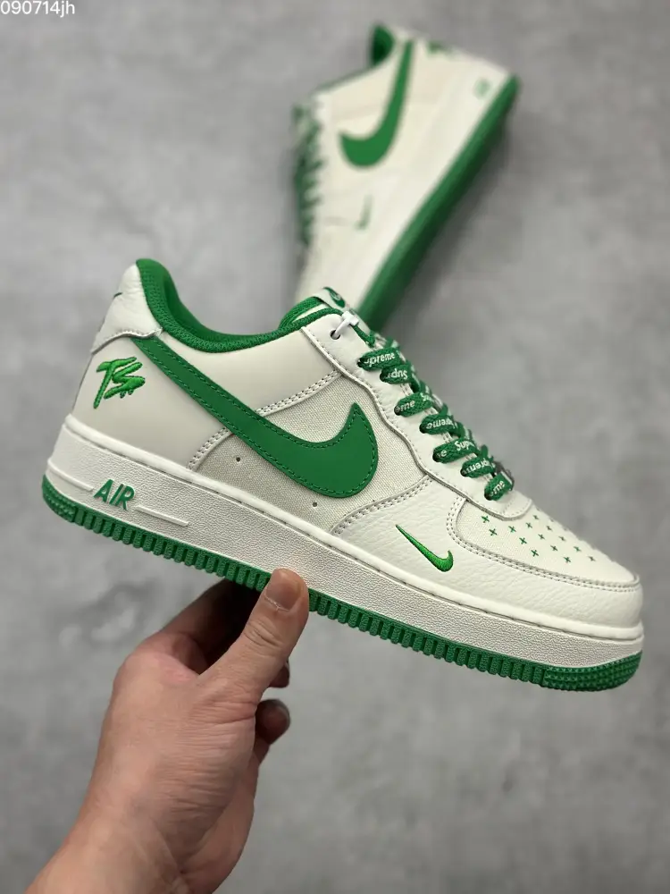 OnTrend Nike Air Force 1 Low 'Green White' – PF9055-752 – Authentic Version with Top and Best Sneakers Style 1035 