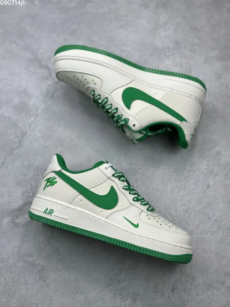 OnTrend Nike Air Force 1 Low 'Green White' – PF9055-752 – Authentic Version with Top and Best Sneakers Style 1035 