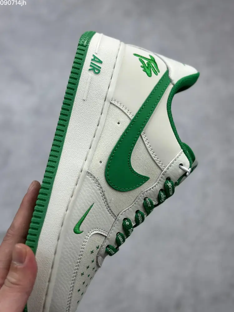 OnTrend Nike Air Force 1 Low 'Green White' – PF9055-752 – Authentic Version with Top and Best Sneakers Style 1035 