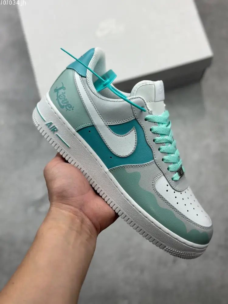 SunProtective Nike Air Force 1 Low 'Love in Rain Season' – CW2288-111 – Cream Mint Green – Top Best Sneakers 1027  AABA22