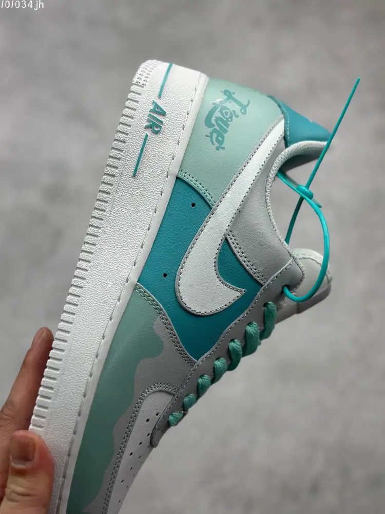 SunProtective Nike Air Force 1 Low 'Love in Rain Season' – CW2288-111 – Cream Mint Green – Top Best Sneakers 1027 