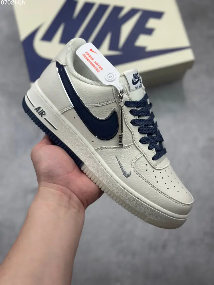 Nike Air Force 1 Low 'Starry Sky' – Cream Deep Blue, Custom Low-Top , Top-Quality Best Sneakers Reliable 1062  FFCAA461