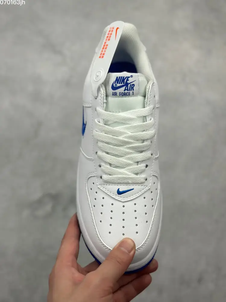 Effortless Nike Air Force 1 Low White Blue Sneakers – Official Authentic Style with Top , CW2288 1063 