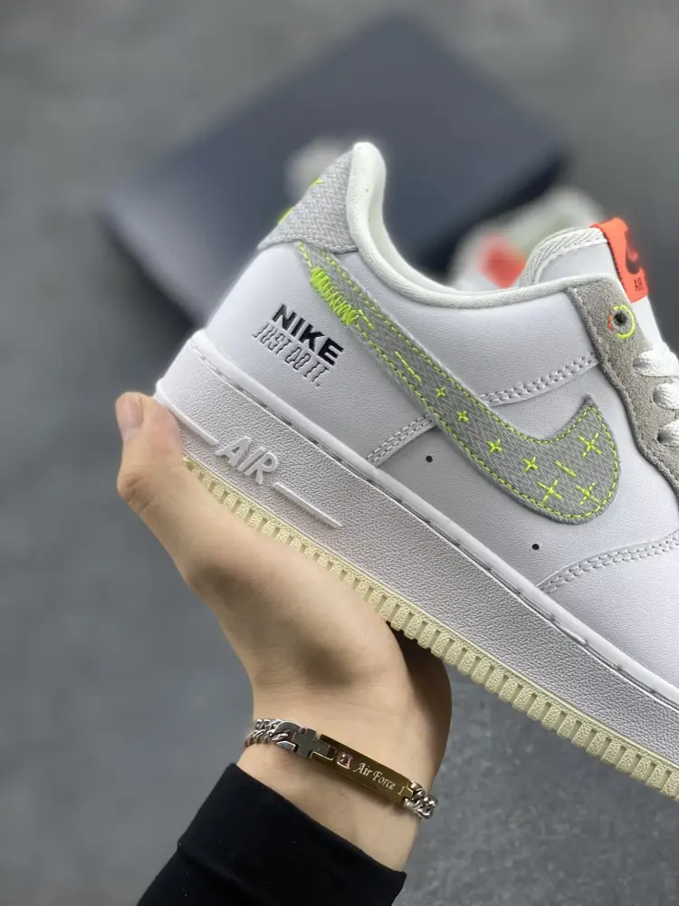 Tailored Nike Air Force 1 Low White Pink Swoosh – Authentic Low-Top Sneakers with Top Style (FB1853- 1056 