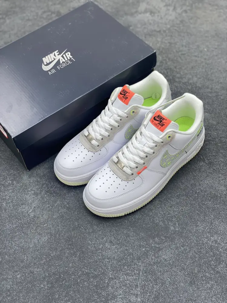 Tailored Nike Air Force 1 Low White Pink Swoosh – Authentic Low-Top Sneakers with Top Style (FB1853- 1056 