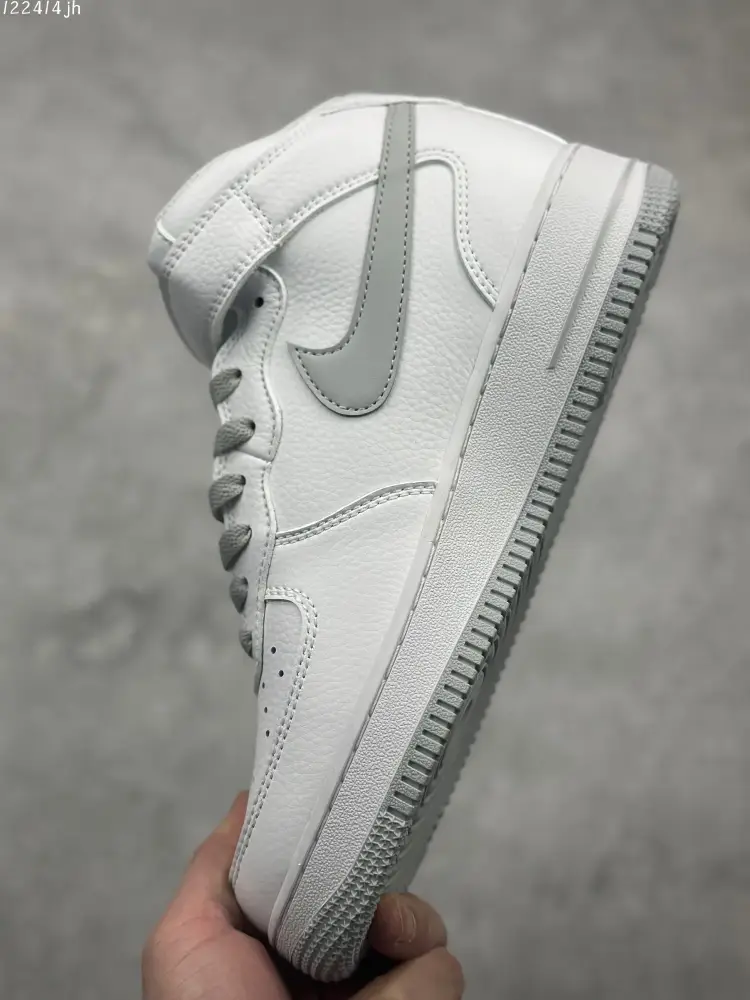 Nike Air Force 1 Mid 'Full Star' White Grey Sneakers – High Quality , Multiple Sizes Available Contemporary 1085 