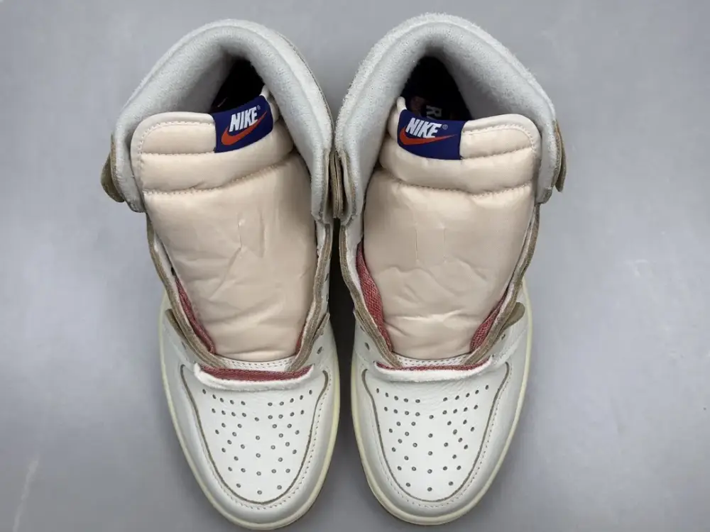 Nike Air Jordan 1 High OG 'Cream and Red' – Authentic Style , Best Sneakers Online, Sizes 36-47 Including Half Sizes SmartChoice 1288 