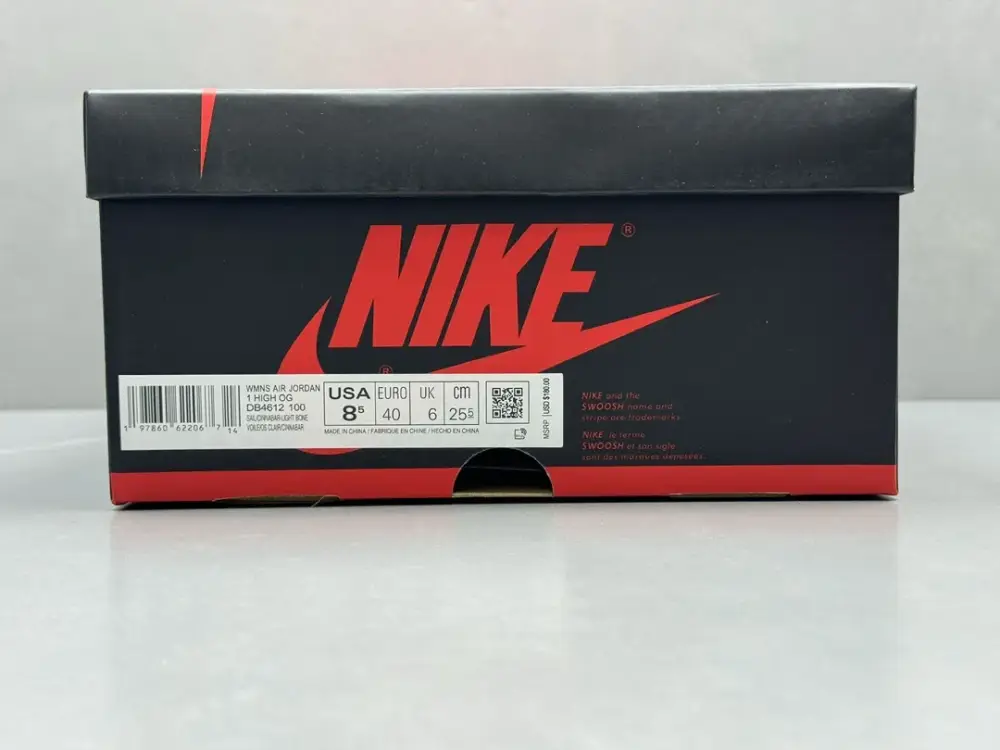 Nike Air Jordan 1 High OG 'Cream and Red' – Authentic Style , Best Sneakers Online, Sizes 36-47 Including Half Sizes SmartChoice 1288 