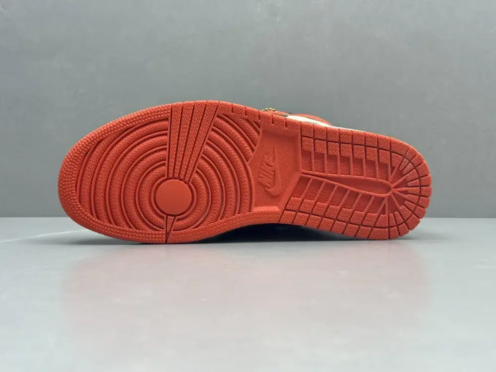 Nike Air Jordan 1 High OG 'Green Orange' – Corporate Edition, Top , Best Sneakers, Sizes 36-47 Including Half Sizes Reliable 1285 
