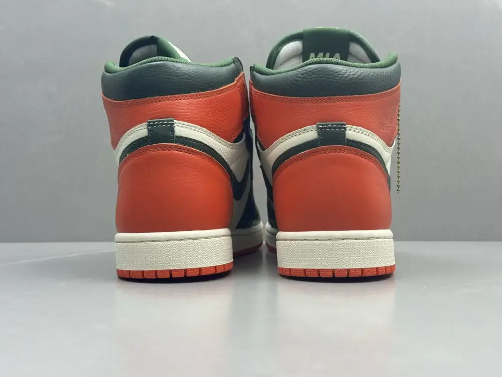 Nike Air Jordan 1 High OG 'Green Orange' – Corporate Edition, Top , Best Sneakers, Sizes 36-47 Including Half Sizes Reliable 1285 