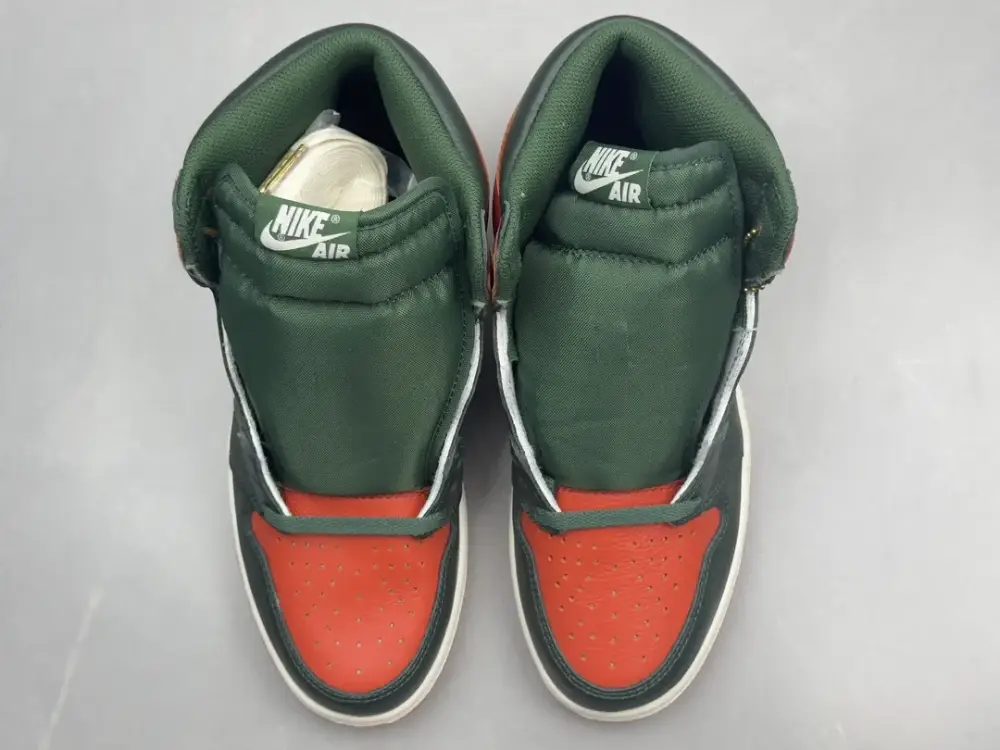 Nike Air Jordan 1 High OG 'Green Orange' – Corporate Edition, Top , Best Sneakers, Sizes 36-47 Including Half Sizes Reliable 1285 
