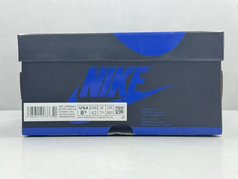 Practical Nike Air Jordan 1 High OG Royal Blue 2.0 – Black Blue White, Company Grade Authentic Version, Top , Nike Replica, Sizes 36-47 Including Half Sizes 1276 