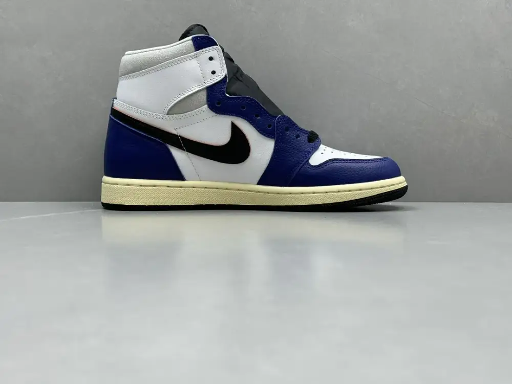 Resilient Nike Air Jordan 1 High OG 'Storm Blue' – Blue White Colorway, Top , Best Sneakers, Sizes 36-47 Including Half Sizes 1280 