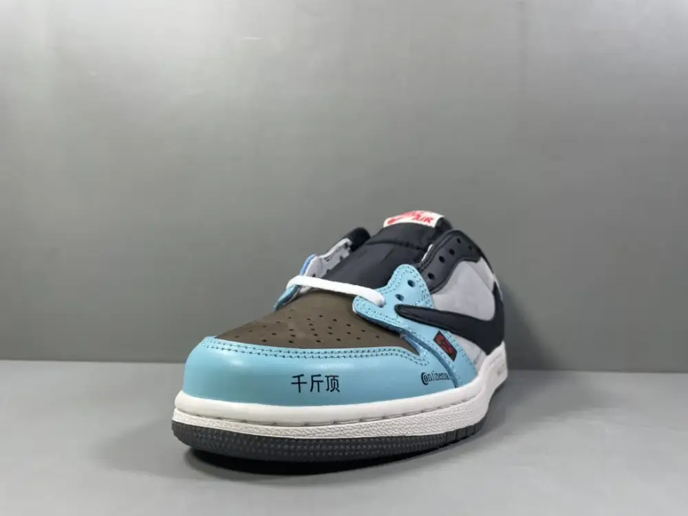 Nike Air Jordan 1 Low 'A' Train Collaboration – Light Blue Black – Top Best Sneakers Popular 1249 