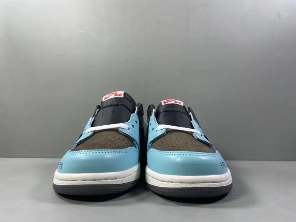 Nike Air Jordan 1 Low 'A' Train Collaboration – Light Blue Black – Top Best Sneakers Popular 1249 