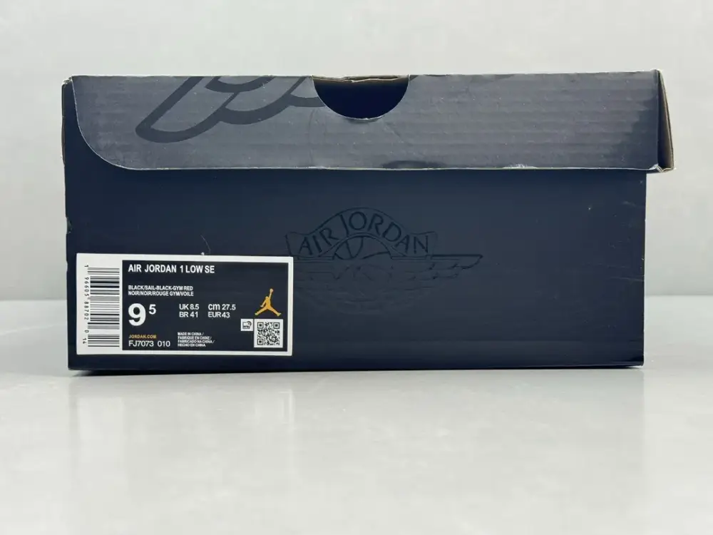 Trendy Nike Air Jordan 1 Low 'Flame' Black Red – Top , Best Sneakers, Sizes 36-46 Including Half Sizes 1346 