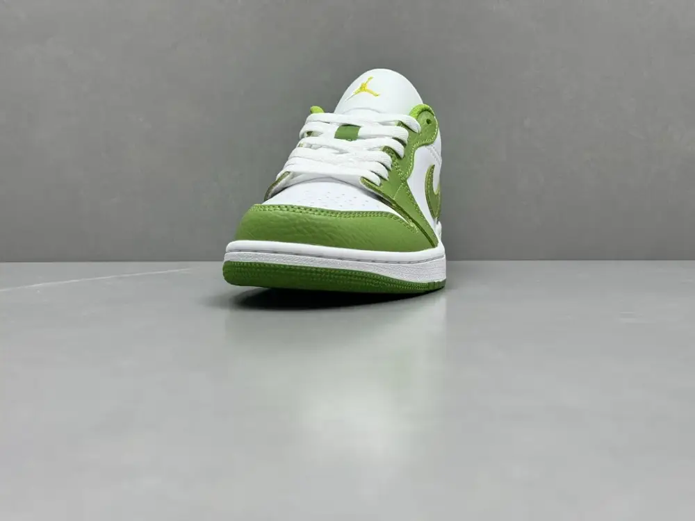 Nike Air Jordan 1 Low 'Green Apple' – Top – Best Sneakers – Pure Version – Men's Sneakers Neat 1277  EEEFC434