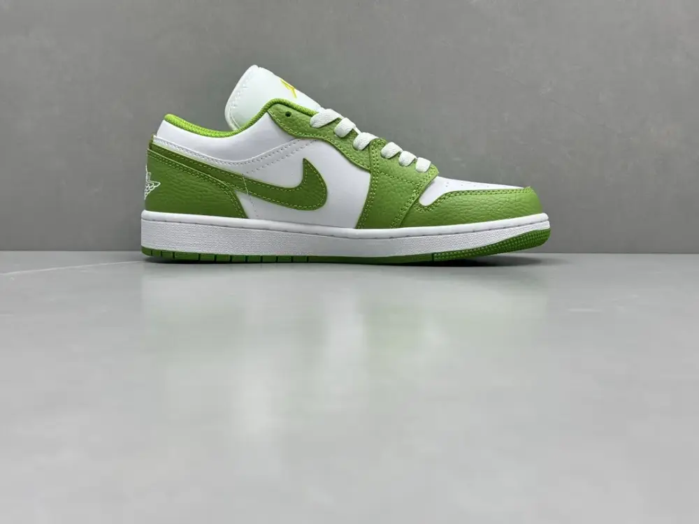 Nike Air Jordan 1 Low 'Green Apple' – Top – Best Sneakers – Pure Version – Men's Sneakers Neat 1277  EEEFC434