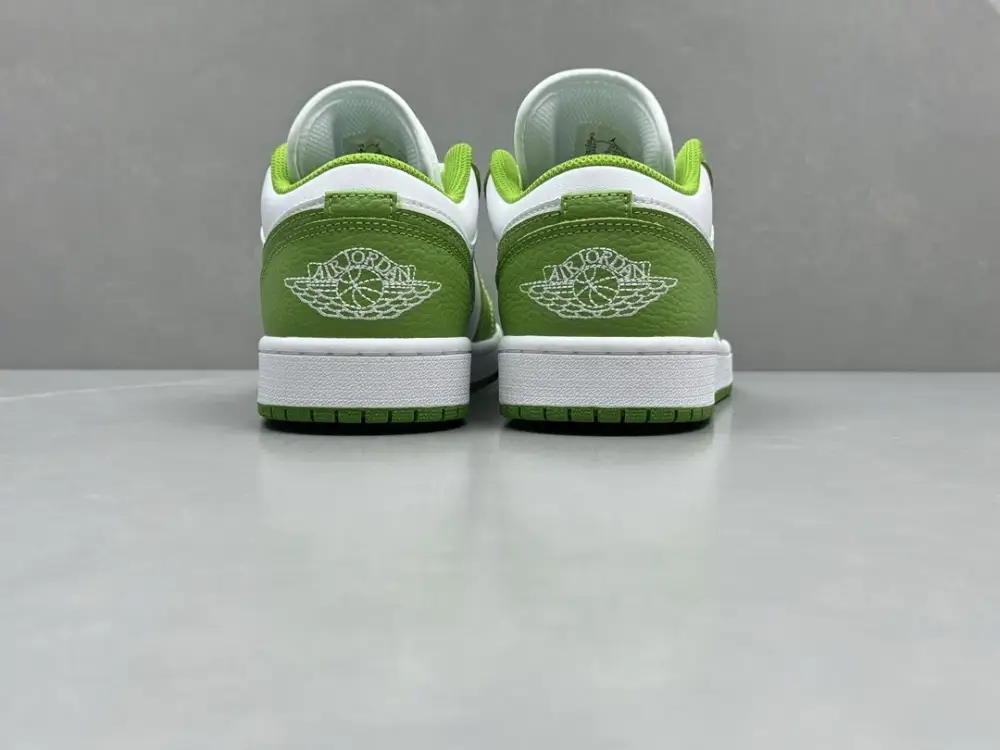 Nike Air Jordan 1 Low 'Green Apple' – Top – Best Sneakers – Pure Version – Men's Sneakers Neat 1277 