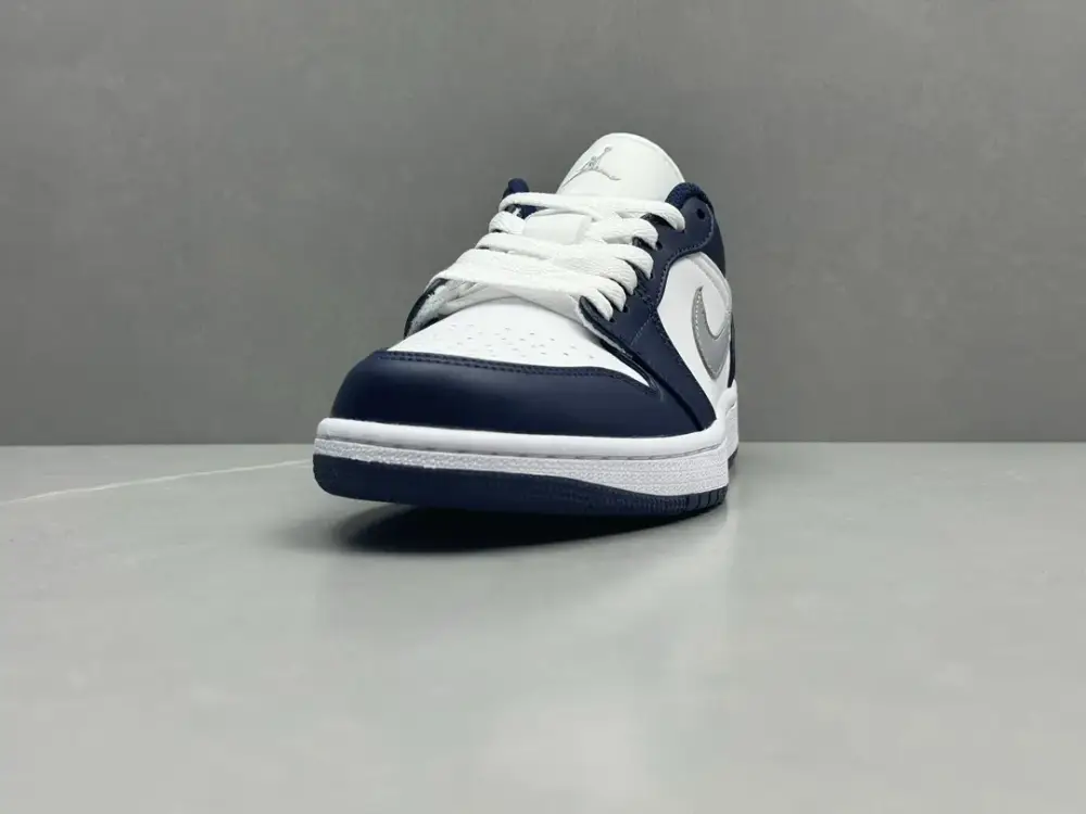 Nike Air Jordan 1 Low 'Navy Blue White' – Pure Version , Sizes 36-46 Including Half Sizes Upgraded 1243  EDFBC7