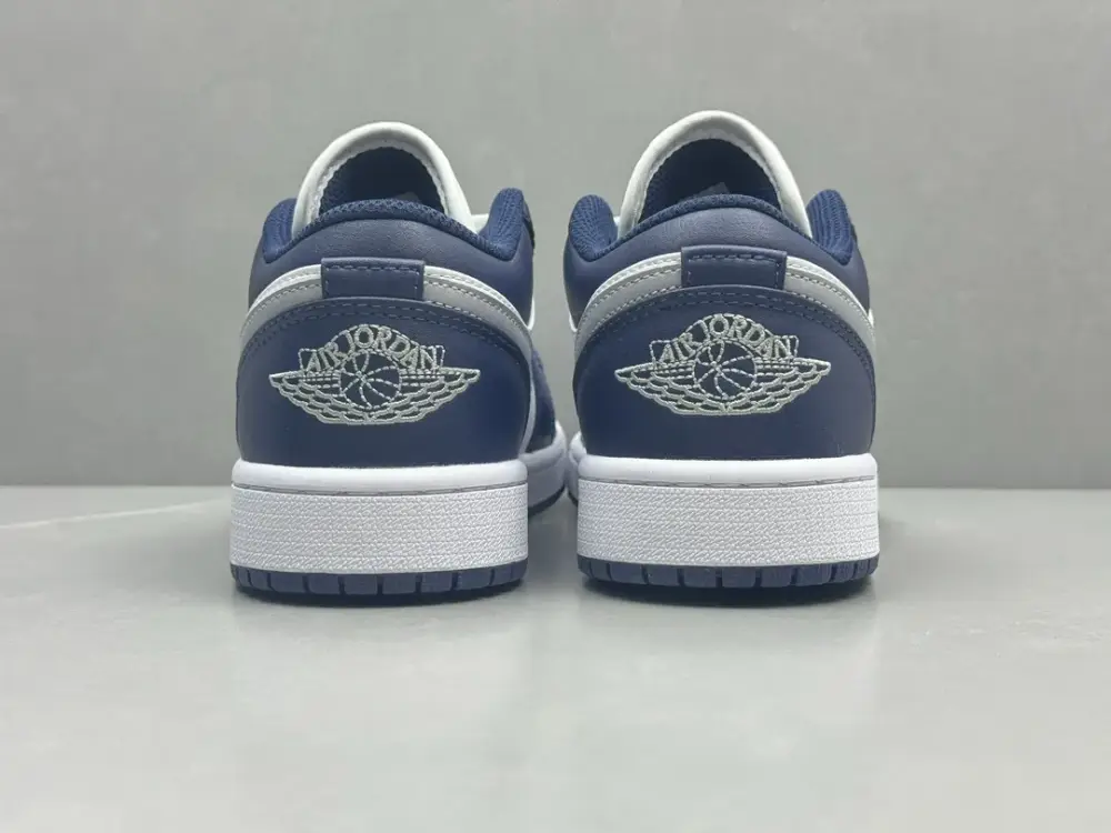Nike Air Jordan 1 Low 'Navy Blue White' – Pure Version , Sizes 36-46 Including Half Sizes Upgraded 1243 