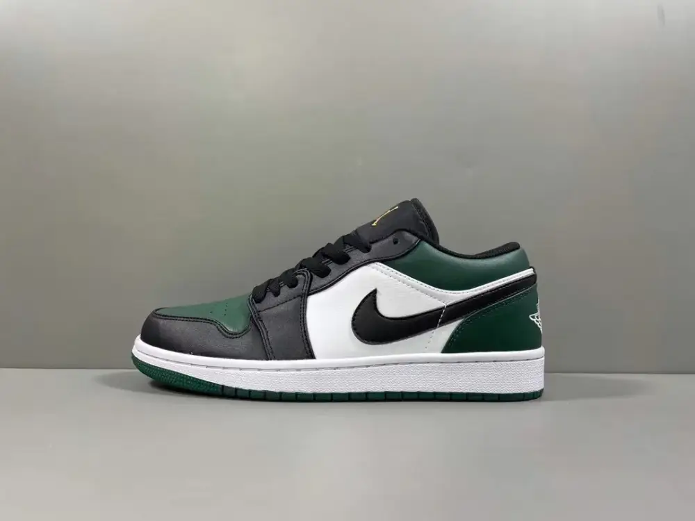 Nike Air Jordan 1 Low 'Pine Green' – Men's Basketball with Nike Design, Sizes 36-46 Including Half Sizes Supportive 1242 