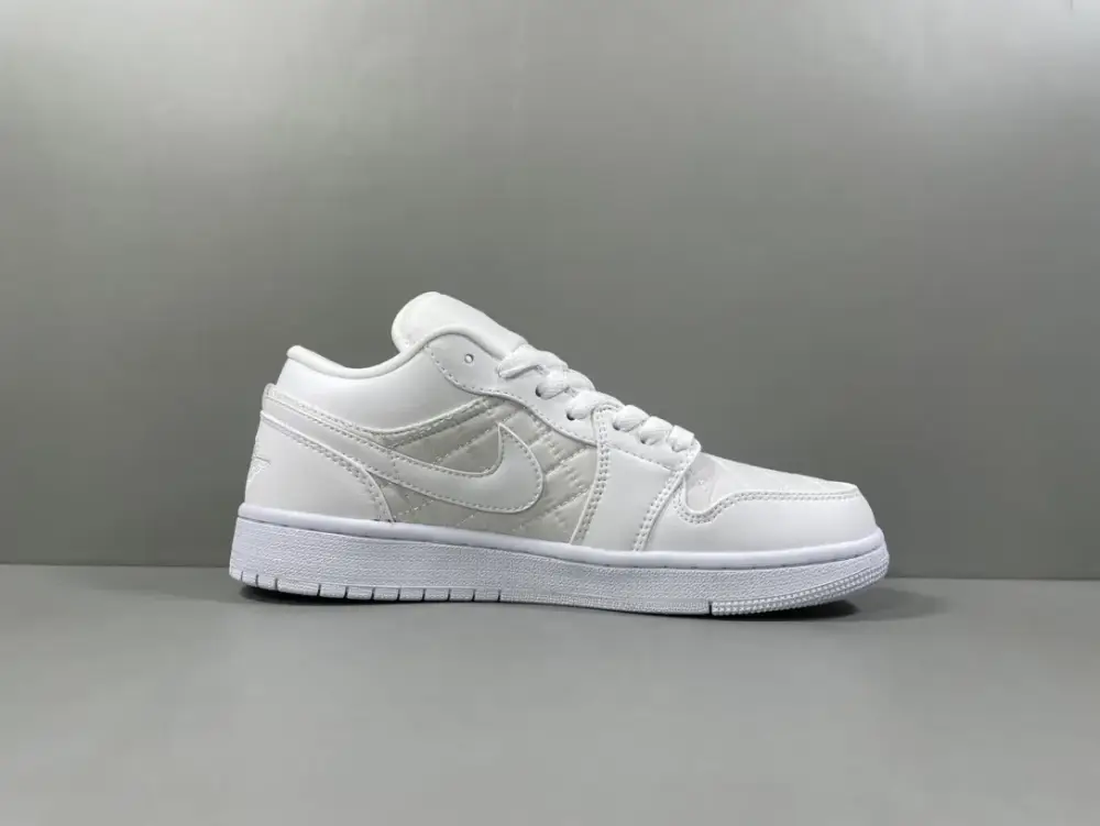FastDry Nike Air Jordan 1 Low 'Pure White Chanel' – Pure White – Corporate Edition 1251 