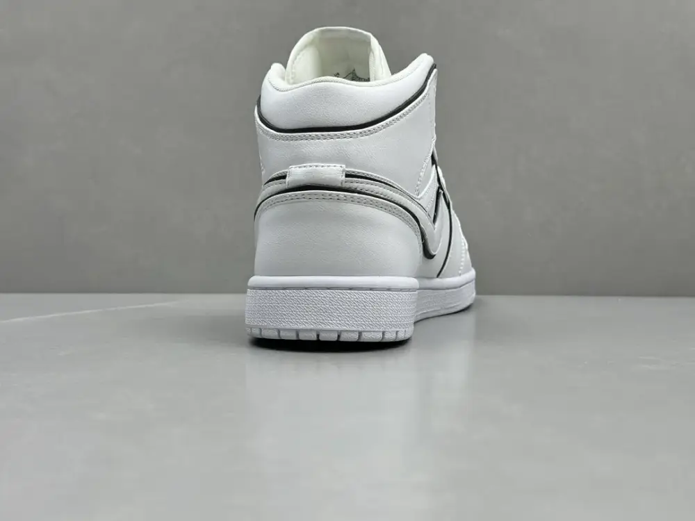 Nike Air Jordan 1 Mid '3M Reflective White' – Authentic Version, Nikes, Sizes 36-46 (Including Half Sizes WaterResistant 1231 