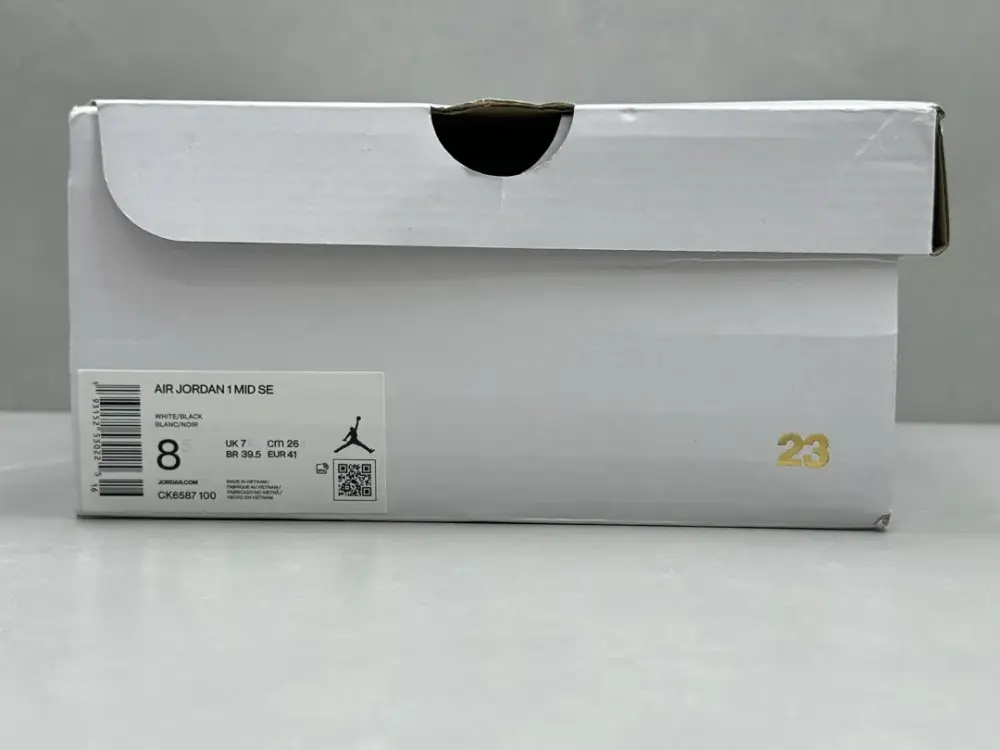Nike Air Jordan 1 Mid '3M Reflective White' – Authentic Version, Nikes, Sizes 36-46 (Including Half Sizes WaterResistant 1231 