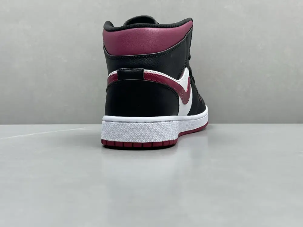 Nike Air Jordan 1 Mid Bred – Black Red White – Authentic Version HighPerformance 1232 