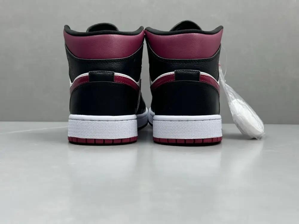 Nike Air Jordan 1 Mid Bred – Black Red White – Authentic Version HighPerformance 1232 