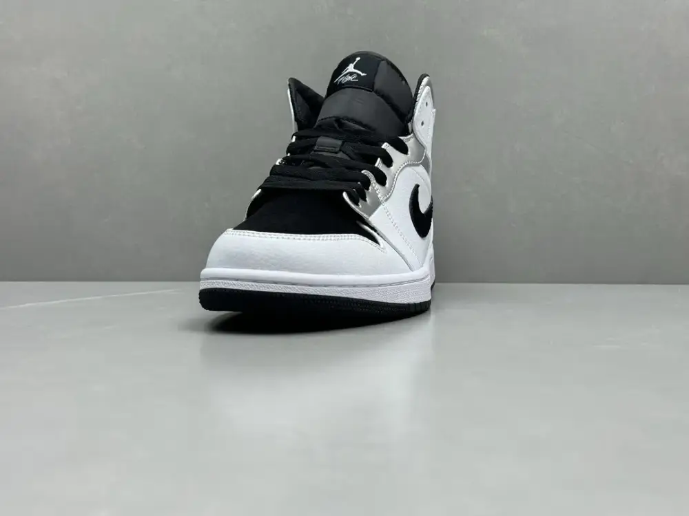 TechFriendly Nike Air Jordan 1 Mid 'Pure ' – White Black – Top – Best Sneakers – Sizes 36-46 (Including Half Sizes 1324  CCEDE32