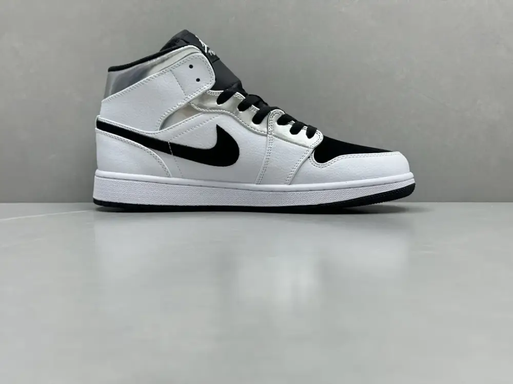 TechFriendly Nike Air Jordan 1 Mid 'Pure ' – White Black – Top – Best Sneakers – Sizes 36-46 (Including Half Sizes 1324  CCEDE32