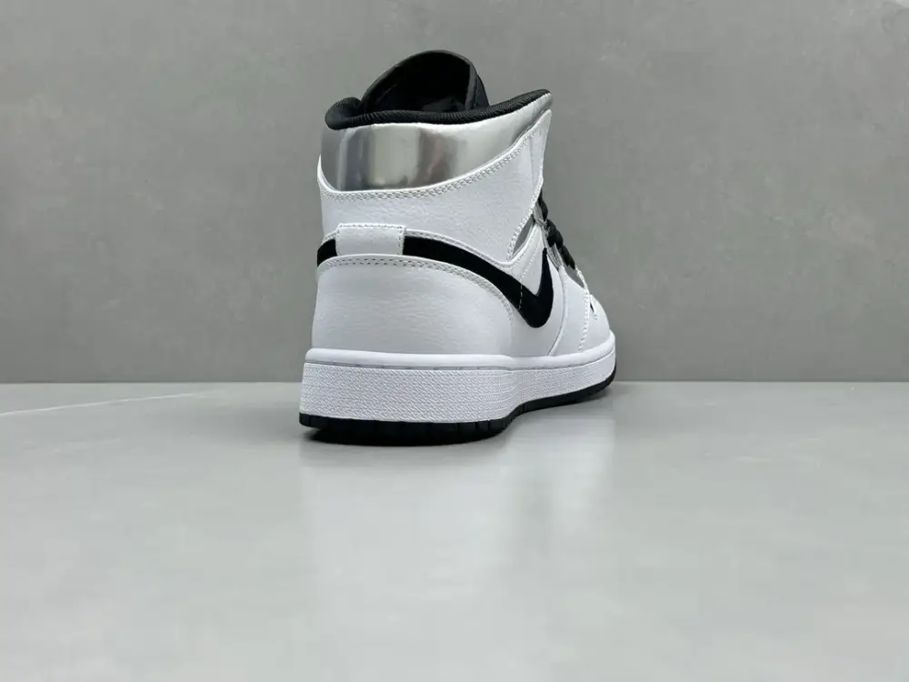 TechFriendly Nike Air Jordan 1 Mid 'Pure ' – White Black – Top – Best Sneakers – Sizes 36-46 (Including Half Sizes 1324 