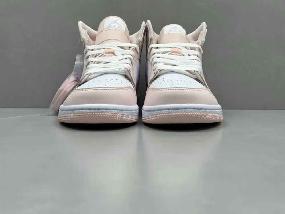 Nike Air Jordan 1 Mid 'Pure ' – Youth, Dusty Lilac, Top , Best Sneakers, Sizes 36-46 (Including Half Sizes Thermal 1332 