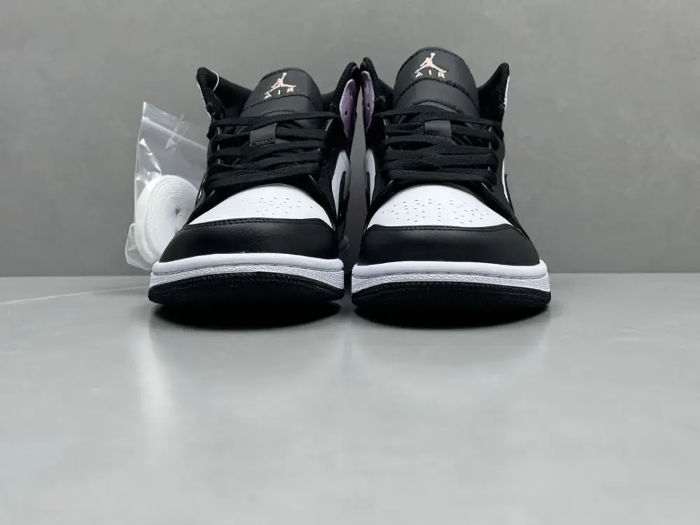 Affordable Nike Air Jordan 1 Mid SE 'Zhongbang' – Black White Tie-Dye – Best Sneakers & Version 1339 
