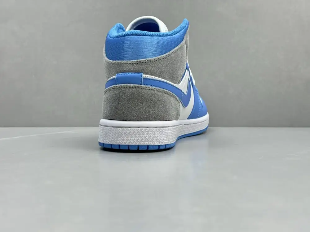 DailyWear Nike Air Jordan 1 Mid UNC White Blue – Authentic Version, Nikes, Sizes 36-46 Including Half Sizes 1234 