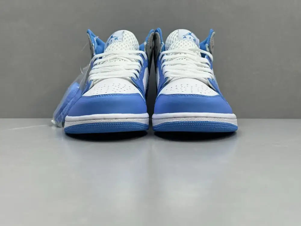 DailyWear Nike Air Jordan 1 Mid UNC White Blue – Authentic Version, Nikes, Sizes 36-46 Including Half Sizes 1234 