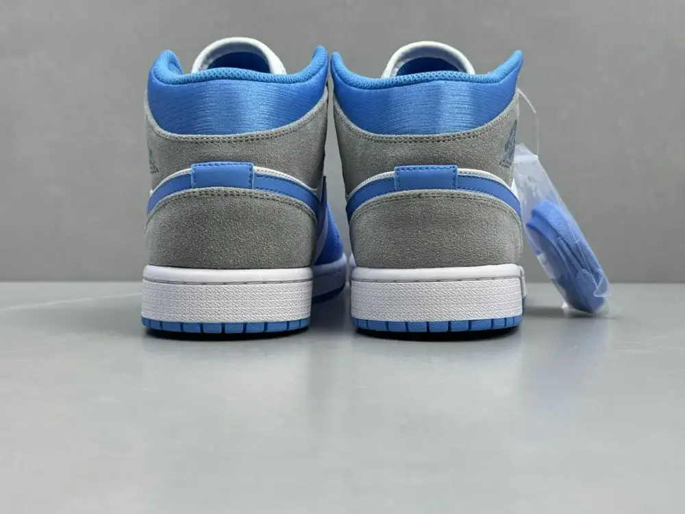 DailyWear Nike Air Jordan 1 Mid UNC White Blue – Authentic Version, Nikes, Sizes 36-46 Including Half Sizes 1234 