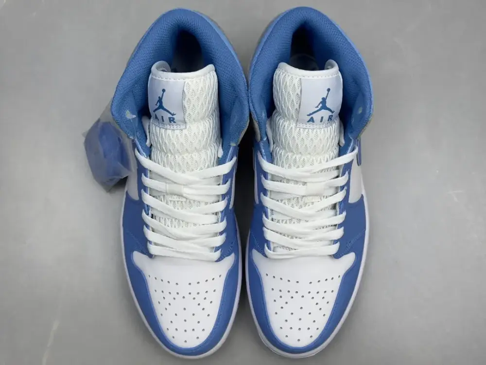 DailyWear Nike Air Jordan 1 Mid UNC White Blue – Authentic Version, Nikes, Sizes 36-46 Including Half Sizes 1234 