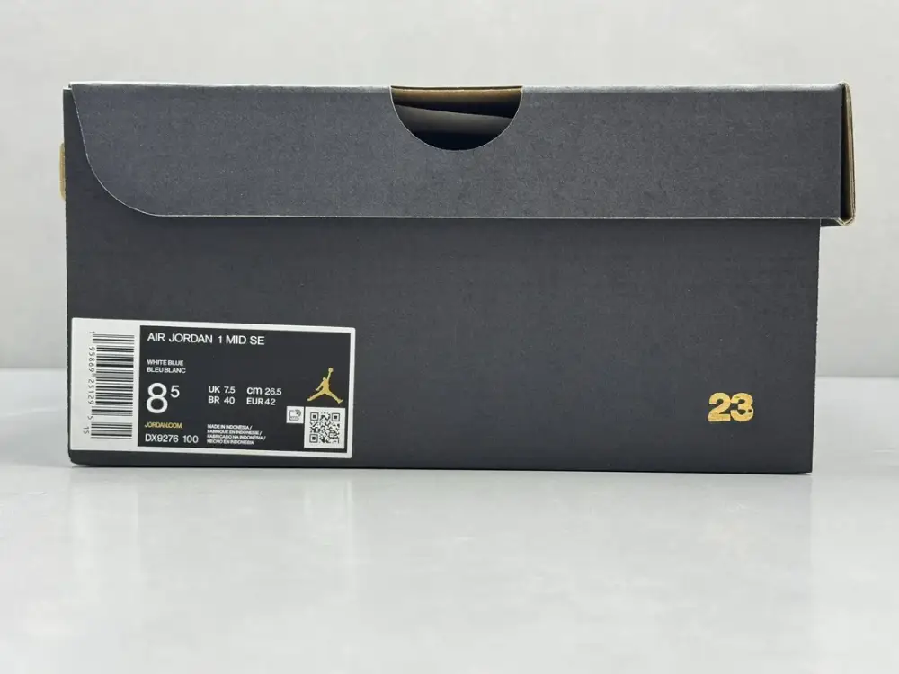DailyWear Nike Air Jordan 1 Mid UNC White Blue – Authentic Version, Nikes, Sizes 36-46 Including Half Sizes 1234 