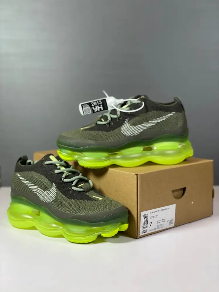 Reliable Nike Air Max Scorpion Army Green Sneakers 1364 