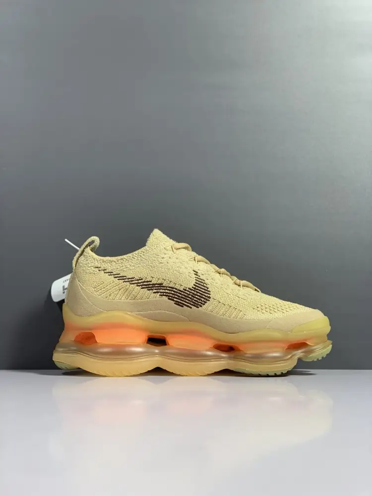 Nike Air Max Scorpion Flyknit Beige Low Top – Sneakers Breathable 1373 
