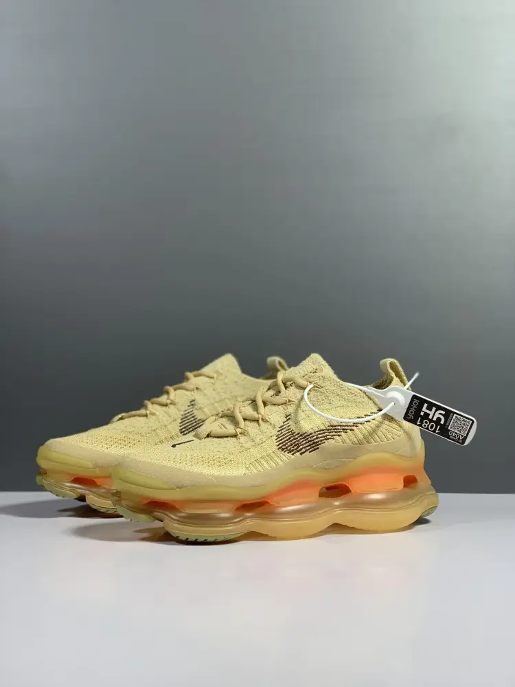 Nike Air Max Scorpion Flyknit Beige Low Top – Sneakers Breathable 1373 