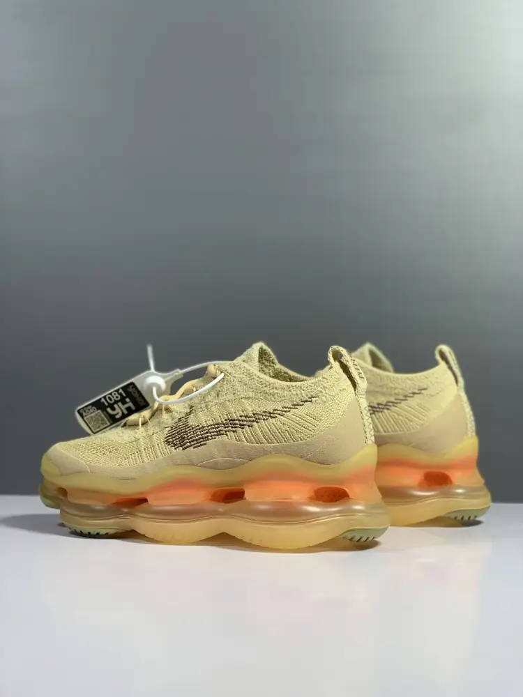 Nike Air Max Scorpion Flyknit Beige Low Top – Sneakers Breathable 1373 