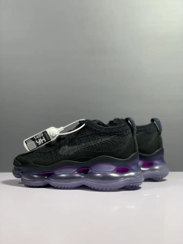 Nike Air Max Scorpion Flyknit Black Purple – Sneakers ComfortFit 1379 